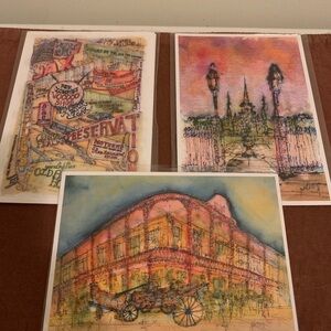 Cityscape Post Card Art Prints
